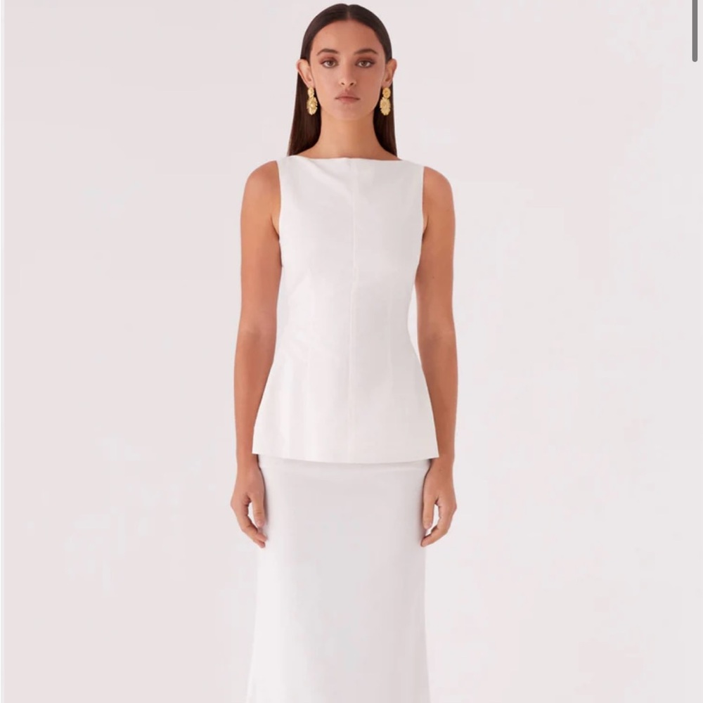 Mooney linen top pepper mayo